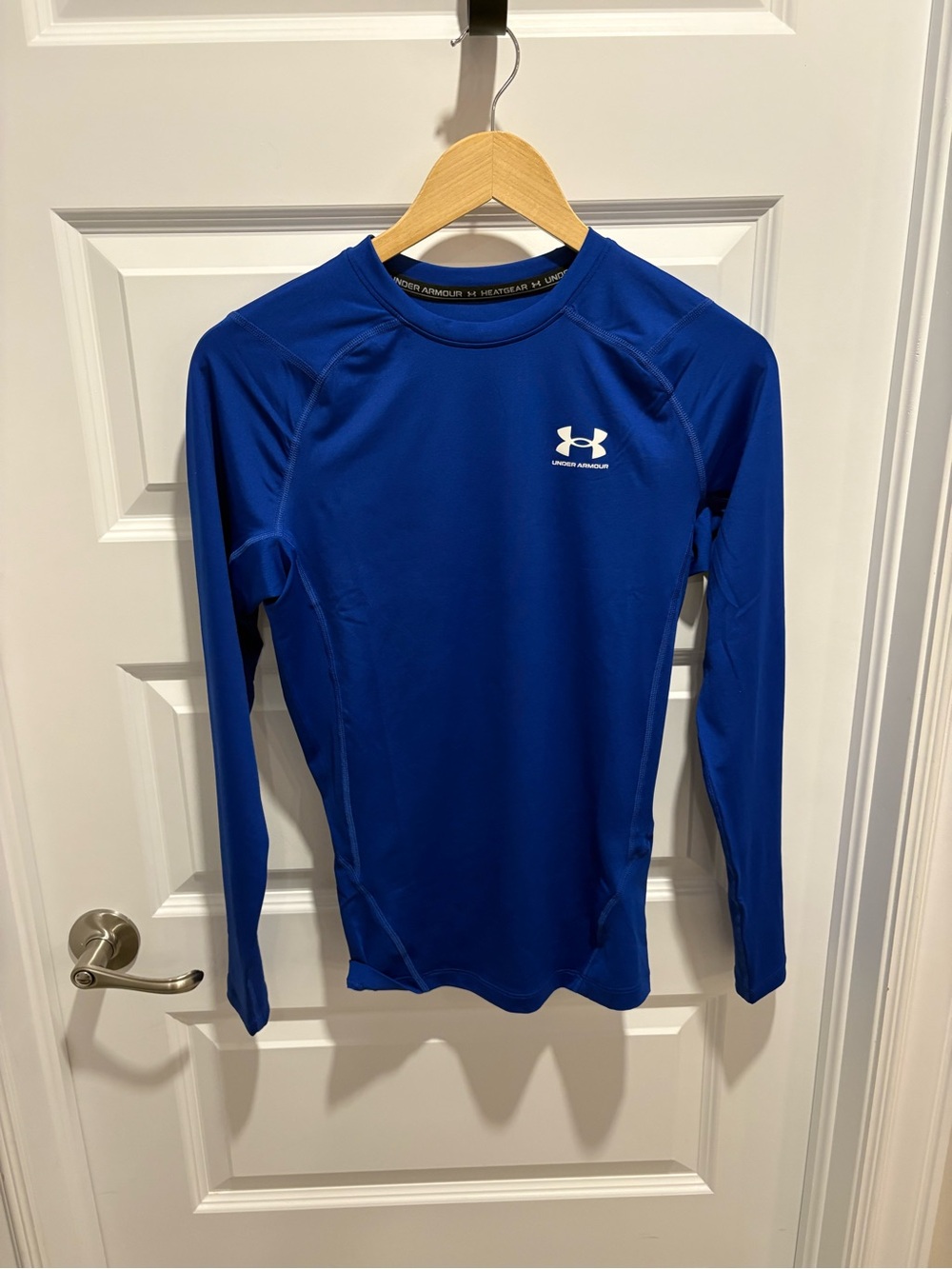 Under Armour Blue HeatGear Compression Long Sleeve Shirt